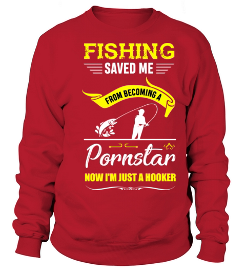Fishing Fisherman Pornstar Hooker Angler Gift Men's Sweatshirt