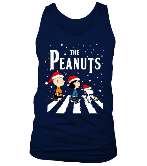 The Peanuts Snoopy Abbey Road Christmas Tank Top Unisex