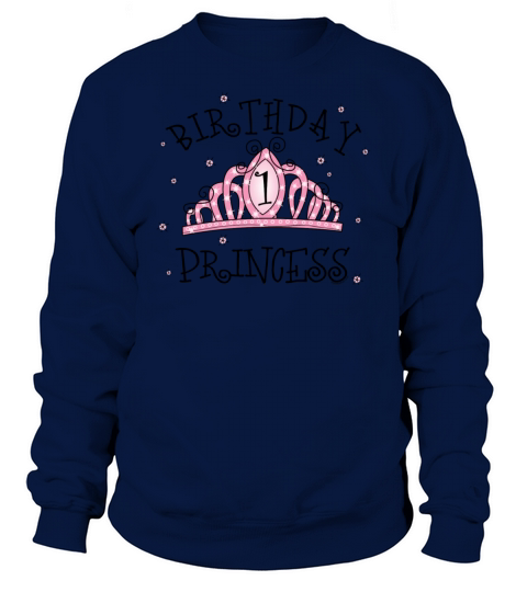 Tiara 1st Birthday Princess Men's Sweatshirt