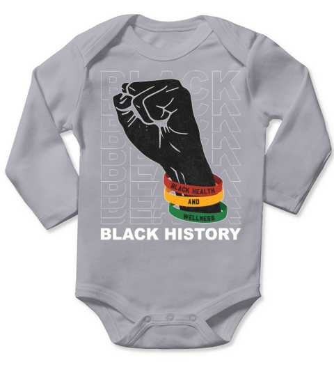 Celebrating Black History Month 2022 Long Sleeve Baby One-Piece