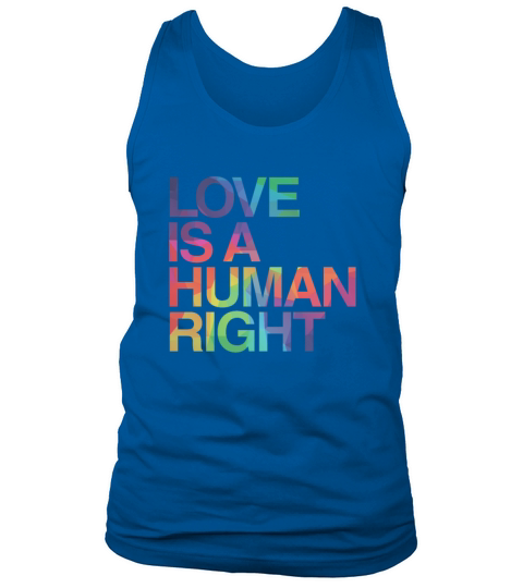 Love is Human Right LGBT Gay Pride Men's Tank Top