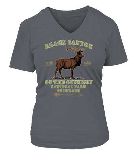 BLACK CANYON of the GUNNISON National Park Colorad Women's V-Neck T-shirt