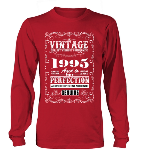 Premium Vintage 1995 Aged To Perfection Women's Long Sleeve