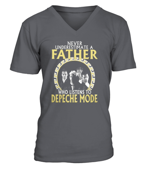Listen Depeche Mode  Dad V-Neck T-shirt