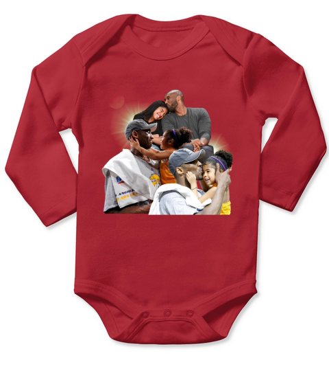 Kobe And Gigi Memorial Long Sleeve Baby One-Piece