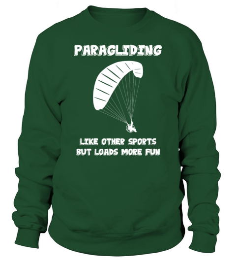 Paraglider Funny Design - Paragliding Sweatshirt Unisex