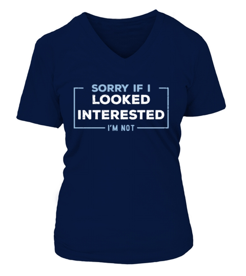 Looked interested Women's V-Neck T-shirt