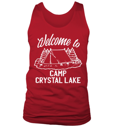 Welcome to Camp Crystal Lake Friday the 13th Jason Men's Tank Top