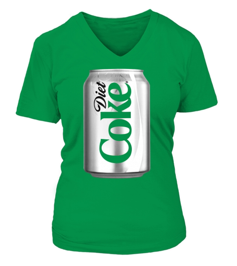 Coca-Cola Diet Coke Can Graphic T-Shirt V-neck T-Shirt Woman