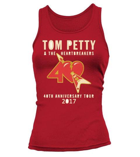 40TH ANNIVERSARY TOUR TOM PETTY shirt Tank top Woman