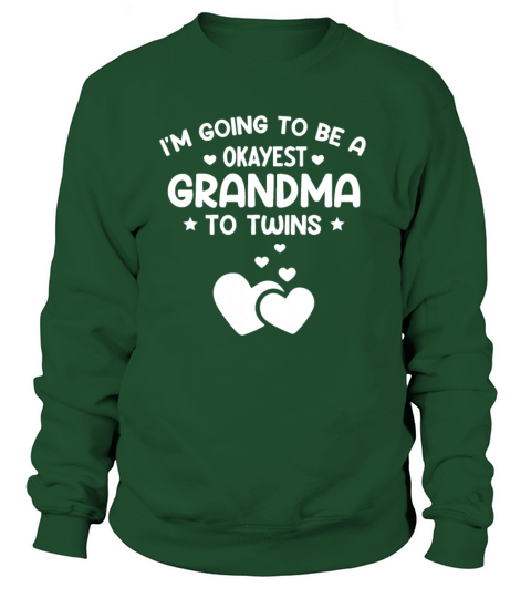Going To Be a Grandma To Twins Promoted New Grandm Women's Sweatshirt