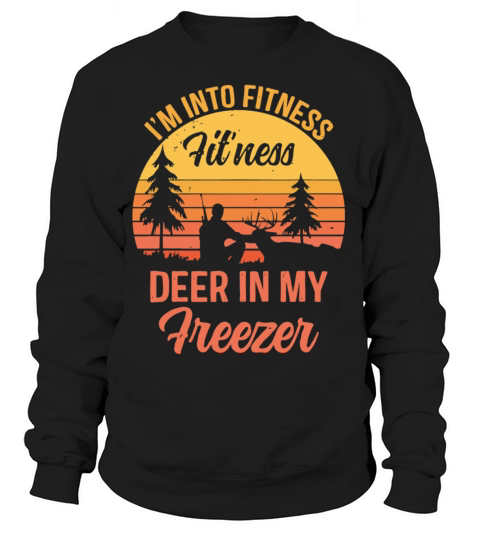 Buck Funny Deer Hunting Hunter Fitness Women's Sweatshirt