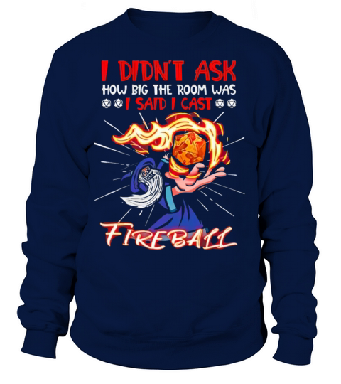 I Cast Fireball Wizard Sorcerer Women's Sweatshirt