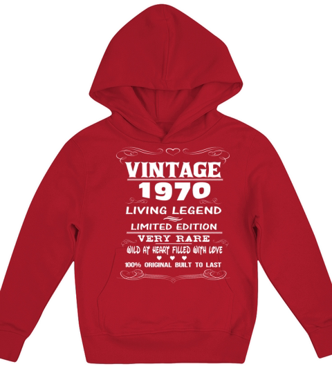 VINTAGE 1970 Kids Hoodie