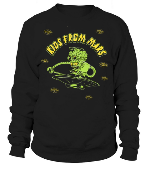 Horror Art Mars Alien Psychobilly Lowbrow Art Women's Sweatshirt