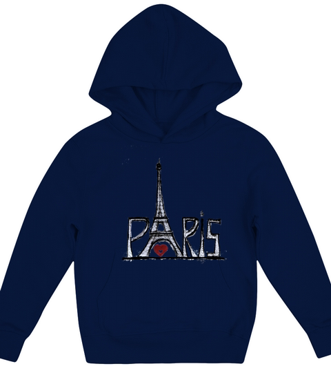 I love Paris Kids Hoodie