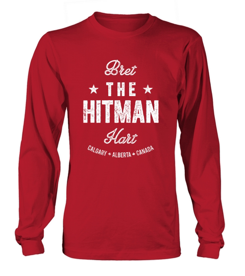 Bret The Hitman Hart Vintage Fight Type Long sleeved Unisex