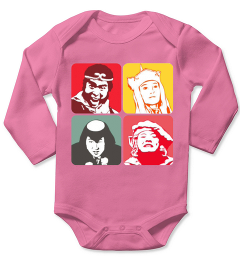 Monkey Magic Mens Funny Retro TV 70s Programme Sho Long Sleeve Baby One-Piece