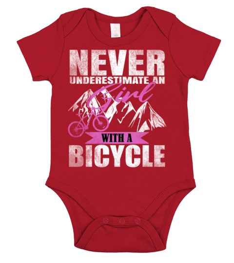 bicycle biking bike women gift Short Sleeve Baby One-Piece