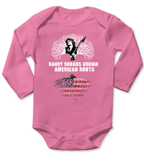 MUSIC - ROOTS RANDY RHOADS T Shirt Long Sleeve Baby One-Piece