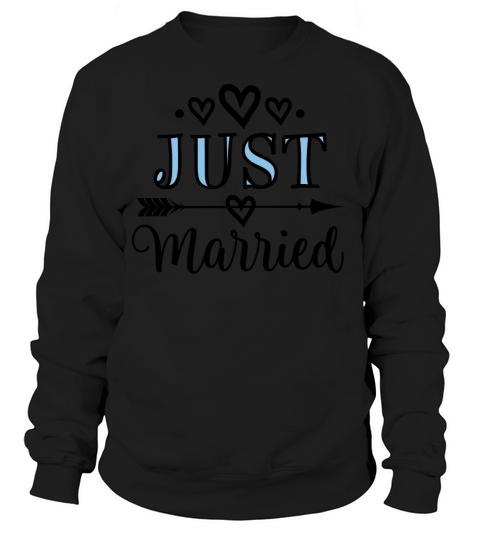 Just Married Honeymoon Gift Women's Sweatshirt
