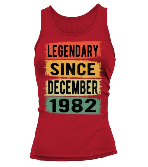 Birthday Retro Legendary December 1982 Women's Tank Top