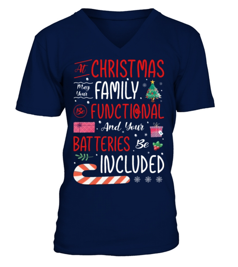 Christmas Cool Holiday Humor Funny Xmas Gift Men's V-Neck T-shirt