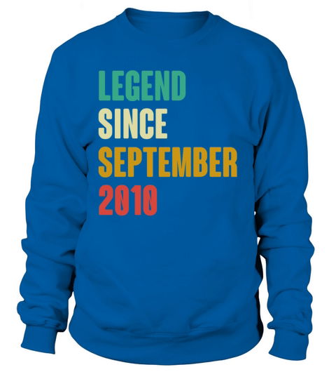 September 2010 12th Birthday 12 Years Old Bday Gi Sweatshirt Unisex