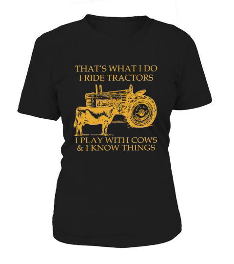 TRACTOR AND COWS Women's T-Shirt