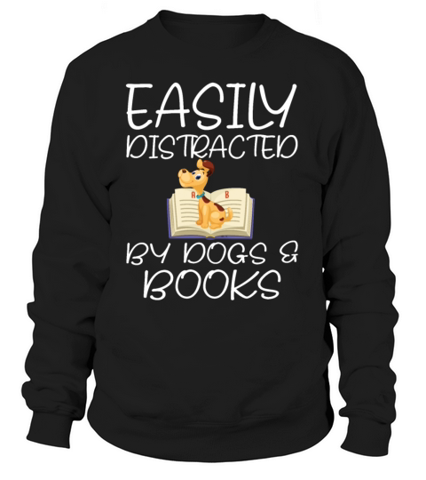 Dogs And Books Lovers Women's Sweatshirt
