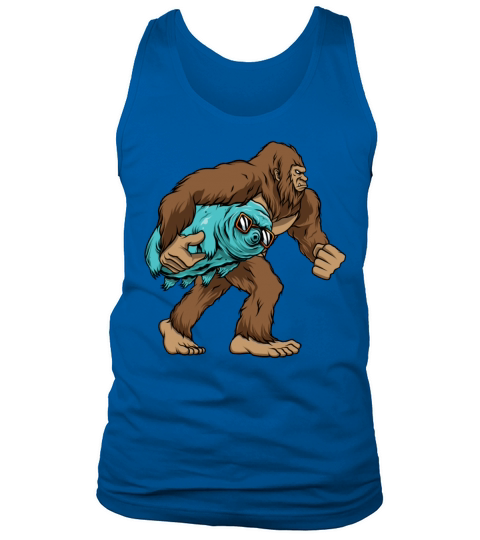Bigfoot Carrying Water Bear Men's Tank Top