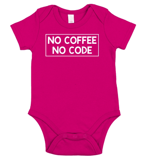 Coffee Coding Java Programming Funny Gift Short Sleeve Baby One-Piece