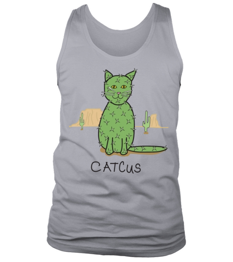 "Catcus" Cactus in Desert Men's Tank Top