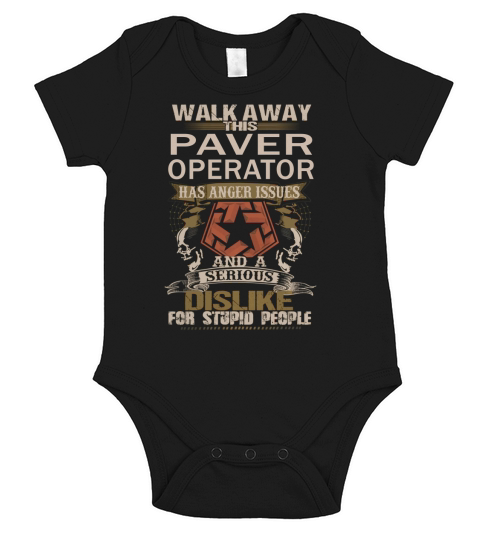 PAVER OPERATOR Wakaway Short Sleeve Baby One-Piece