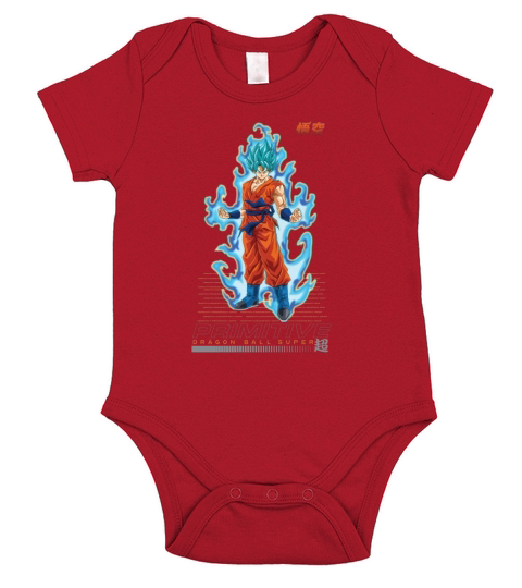 Primitive x Dragon Ball Super SSG Goku Short Sleeve Baby One-Piece