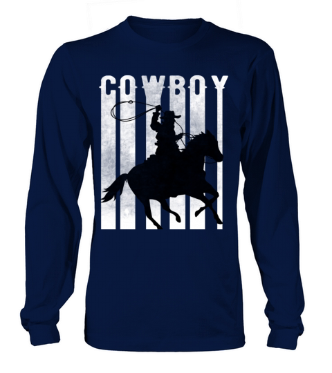 Vintage Cowboy Rodeo Shirt for men original gift Men's Long Sleeve