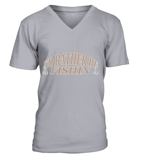 Fish Eel Fishing Pike Butt Gift Fishing Men's V-Neck T-shirt