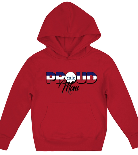 Proud Mom Yale University Best Family Gifts Kids Hoodie