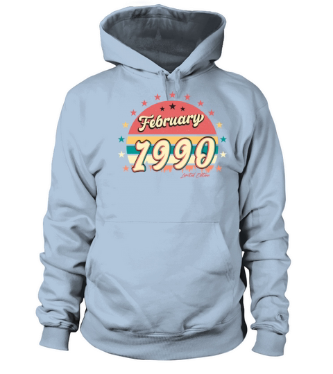 Gift Idea Retro February 1990 Women's Hoodie