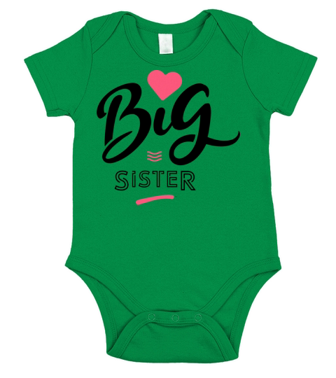 Big sister Short Sleeve Baby One-Piece
