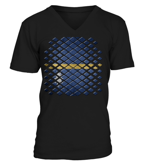 Nauru Men's V-Neck T-shirt