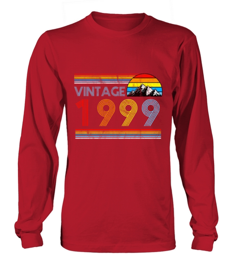 21st Birthday Vintage Born In 1999 Gift Women's Long Sleeve