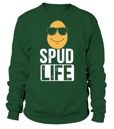 Spud Life Potato Vegan Root Vegetable Vegetarian Men's Sweatshirt