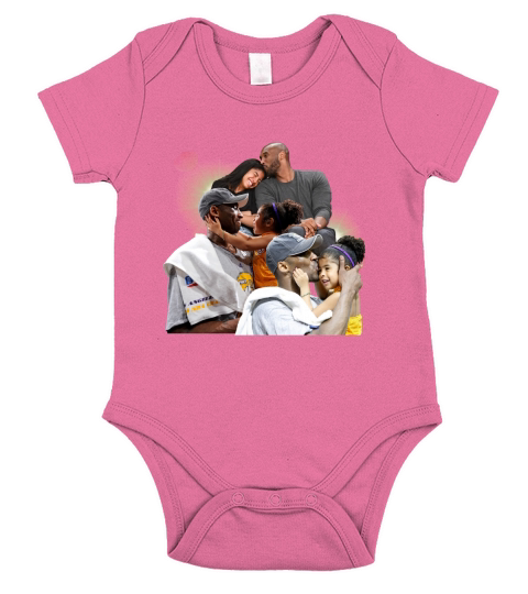 Kobe And Gigi Memorial Short Sleeve Baby One-Piece