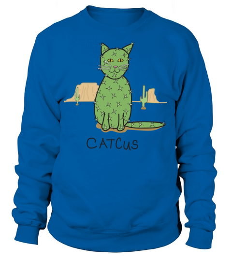 "Catcus" Cactus in Desert Women's Sweatshirt