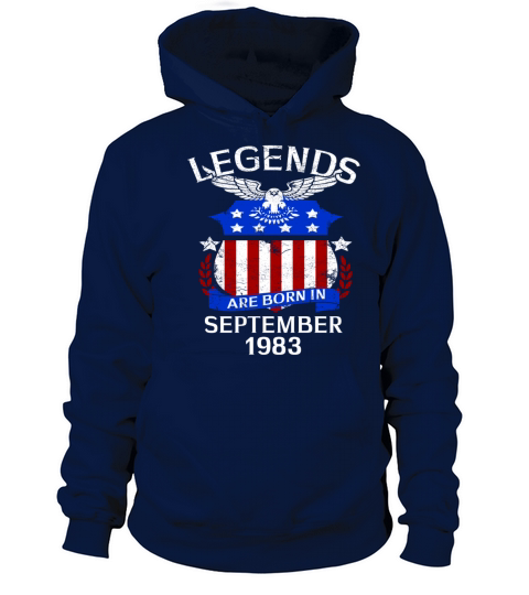 Legends Are Born In september 1983 Women's Hoodie