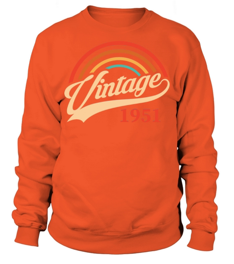 Vintage 1951 70th Birthday Est 1951 Men's Sweatshirt