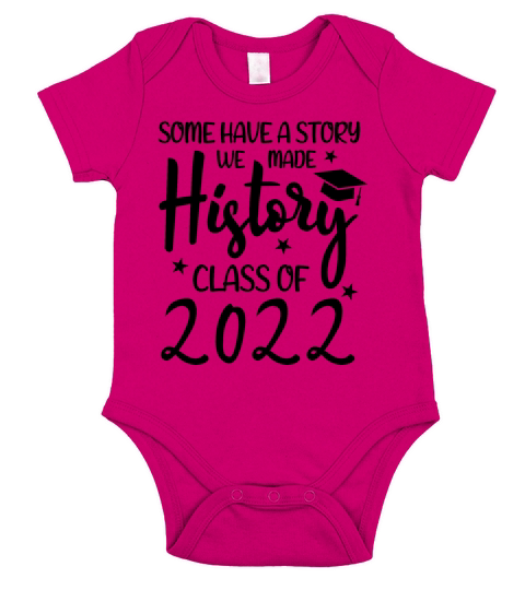 Class Of 2022 Shirt Graduation Gifts Short Sleeve Baby One-Piece