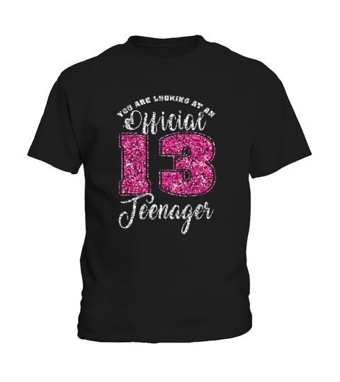Official Teenager 13 Years Old 13th birthday Boys Girl Kids T-Shirt