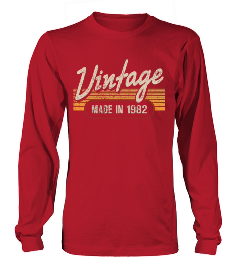 Vintage MADE IN 1982 Men's Long Sleeve